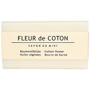 Midi sæbe bomuldsblomst med sheasmør Vegan Fleur de Coton - 100 gram - Midi