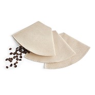 Genanvendeligt kaffefilter, Økologisk bomuld - 3 stk. str 2 - 1 pakke - Cocoon