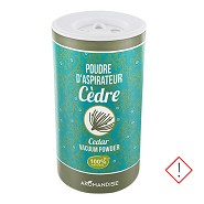 Støvsugerpulver Cedertræ - 40 gram - Aromandise