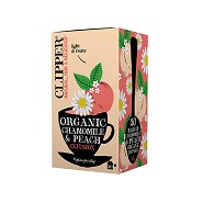 Kamille & Fersken Te Clipper Økologisk - 20 breve - Clipper