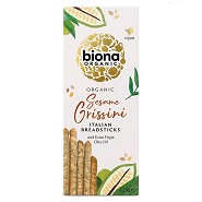 Grissini m. Sesam italianske brødstænger Økologisk  - 125 gram - Biona Organic