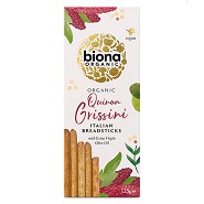 Grissini m. Quinoa italienske brødstænger Økologisk  - 125 gram - Biona Organic
