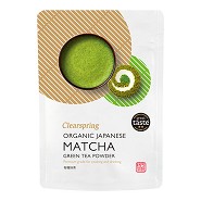 Matcha grøn te pulver Økologisk  - 100 gram - Clearspring