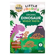 Fuldkornspasta Dinosaurer Økologisk  - 250 gram - Biona Organic