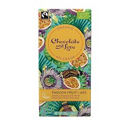 Chokolade med passionsfrugt fyld   Økologisk  - 85 gram