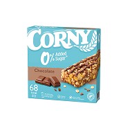 Corny 0% added sugar -  Chocolate 6x20 gr - 20 gram -  Corny