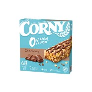 Corny 0% added sugar -  Chocolate 6x20 gr - 20 gram
