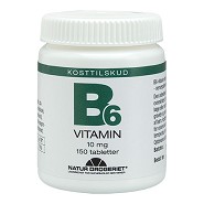 B6-vitamin 10 mg - 150 kapsler