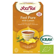 Yogi Tea Feel Pure with Lemon   Økologisk  - 17 breve