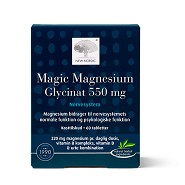 Magic Magnesium Glycinat 550 mg - 60 tabletter - New Nordic