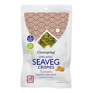 Tang chips Gurkemeje Multi   Økologisk  - 20 gram -  Clearspring 