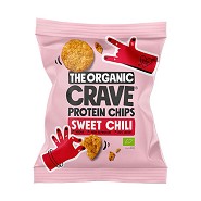 Veganske protein chips m. Sweet chili   Økologisk  - 30 gram - The Organic Crave