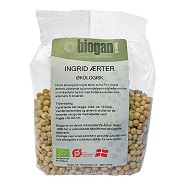 Danske Ingrid ærter   Økologisk  - 500 gram
