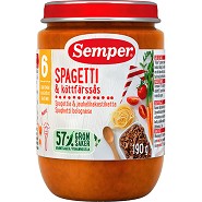 Spaghetti Bolognese fra 6 mdr. - 190 gram