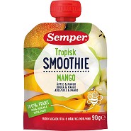 Tropisk frugtsmoothie med mango & æble fra 6 mdr. - 90 gram