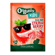 Organix Kids Strawberry Crisps   Økologisk  - 12 gram