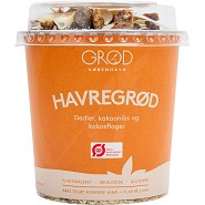 GRØD Havregrød m dadler, kakaonibs & kokosflager   Økologisk  - 71 gram