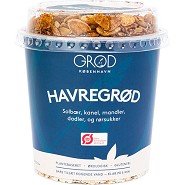 GRØD Havregrød m. solbær, kanel, mandler, dadler Økologisk & rørsukk - 70 gram