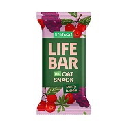 Lifebar Havre Snack Berry Fusion   Økologisk  - 40 gram