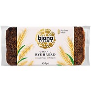 Rugbrød uden gær Økologisk  - 500 gram - Biona Organic