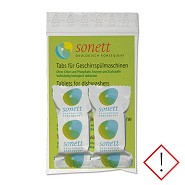 Opvasketabs 2*20gr Sonett - 40 gram - Sonett