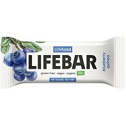 LifeBar Blåbær Quinoa RAW   Økologisk  - 40 gram - Lifefood