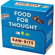 Rawbite Officebox Protein Smooth Cacao 45x15g   Økologisk  - 675 gram