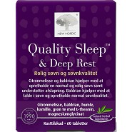 Quality Sleep Deep Rest - 60 tabletter - New Nordic