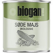 Majs søde på dåse Økologisk  - 160 gram - Biogan - DISCOUNT PRIS