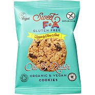 Oat & Raisin Cookies (2-pak) Økologisk - 30 gram - Island bakery
