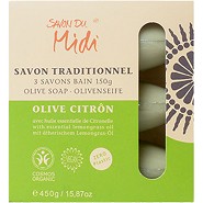 Olivensæbe med citrongræsolie - Savon du midi Økologisk - 450 gram - Midi