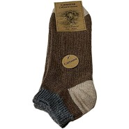 Strømper Mellemgrå/camel - Str. 39/42 - Clemente