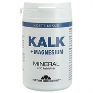 Kalk + magnesium - 400 Tabletter - Natur-Drogeriet