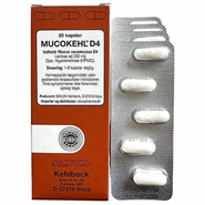 Mucokehl kapsler D4, 20 kap - 20 Kapsler - Sanum