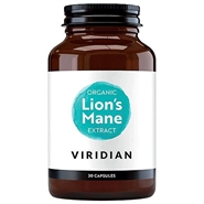 Lions Mane ekstrakt Økologisk - 30 Kapsler - Viridian Nutrition