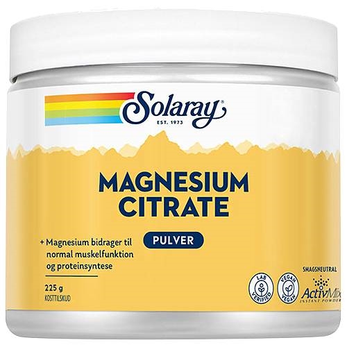 Magnesium Citrate - 225 g - Solaray