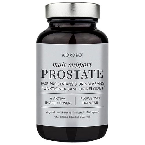 NORDBO Male Support Prostate - 120 Kapsler - NORDBO
