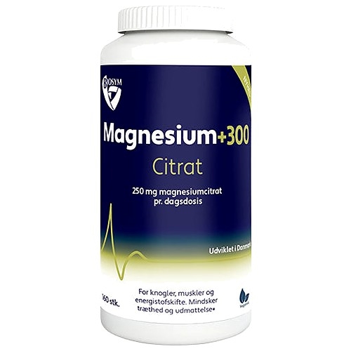 Magnesium+300 Citrat - 160 Kapsler - Biosym