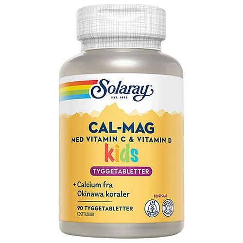 Cal-Mag Kids - 90 Tabletter - Solaray