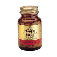 Folinsyre 400 mcg (Folacin) - 100 tab - Solgar