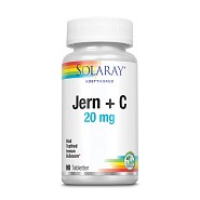 Jern + C - 90 tab - Solaray