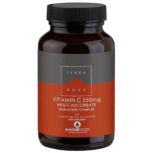 Vitamin C 250 mg - 50 kapsler - Terranova