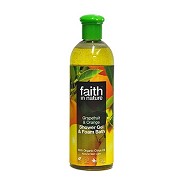 Showergel grape orange  - 400 ml - Faith in nature