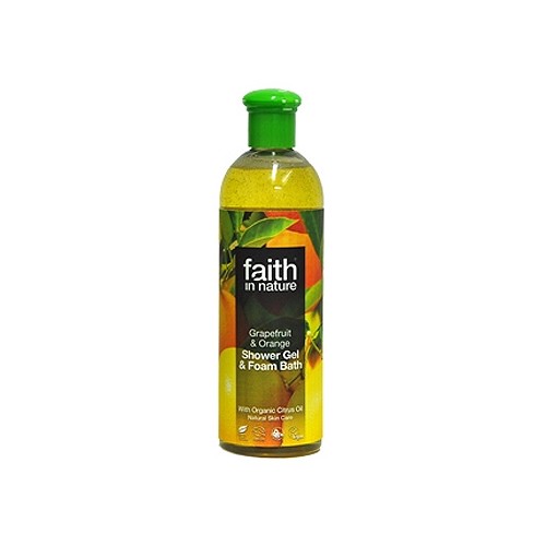 Showergel grape orange  - 400 ml - Faith in nature