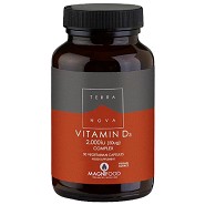 Vitamin D3 2000 IU - 50 kapsler - Terranova