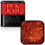 Rød Dukkah mandler m. sød/røget paprika - 75 gr - Mill & Mortar