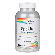 Spektro uden jern og vitamin K Multi-Vita-Min - 300 kap - Solaray