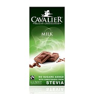Chokoladeplader lys Cavalier m. stevia - 85 gram