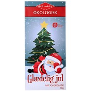 Glædelig Jul mix chokolade æske   Økologisk  - 90 gram - Økoladen