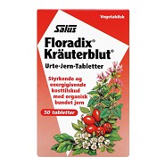 Floradix Kräuterblut Urte-jern tabletter - 50 tab - Mezina